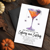 Kostüme & Cocktail Spider Erwachsene Halloween-Par