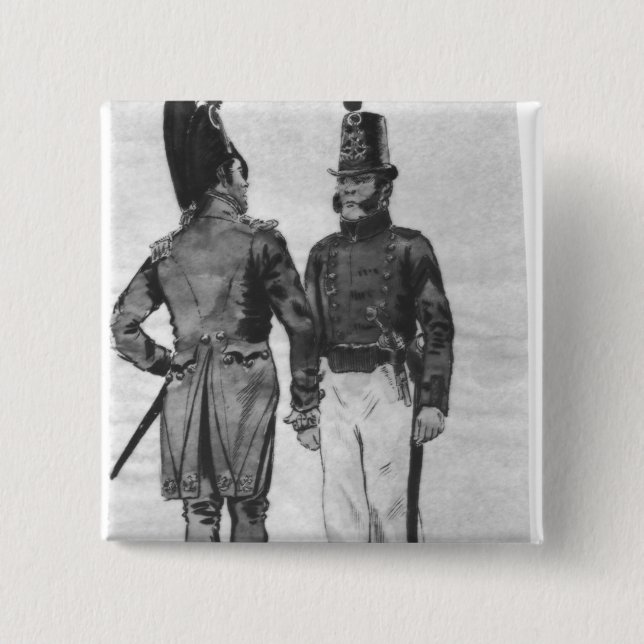 Kostüme der französischen Marinesoldaten von 1804 Button (Vorderseite)