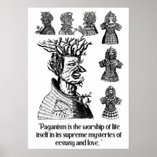 Kostüme des antiken Heidentums Poster