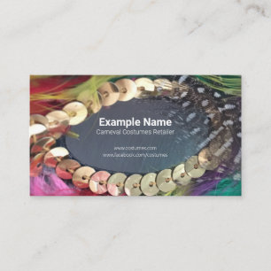 Kostüme für den Karneval - Einzelhandel oder Desig Visitenkarte
