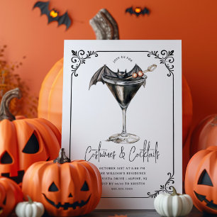 Kostüme & Martinis Halloween-Party Einladung