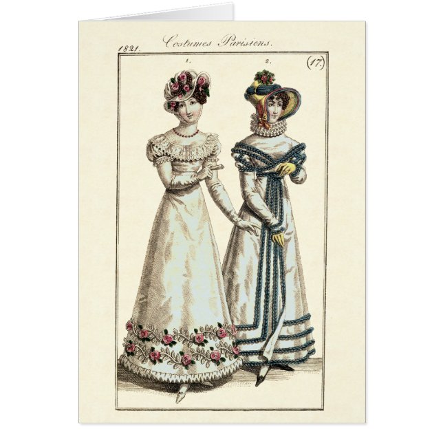 Kostüme Parisiens Modegeck 1821 (Vorne)
