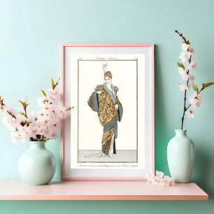 Kostüme Parisiens - Vintages Modeposter Poster