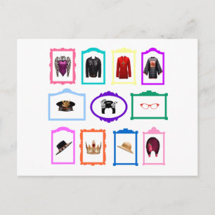 Kostüme Postkarte