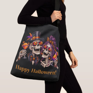 Kostüme und Cocktails Erwachsenenparty Halloween Tragetaschen Mit Langen Trägern