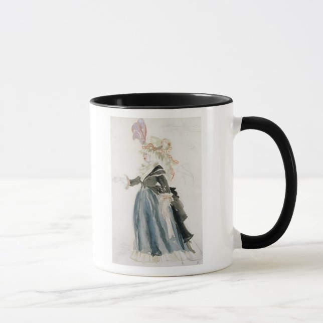 Kostümentwurf für "Misa Sert" als 'Une Tasse (Rechts)