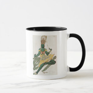 Kostümentwurf für Nijinsky als das 'blaue God Tasse
