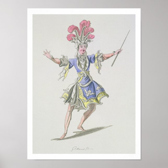 Kostümgestaltung für den Magier, in Dardanus, a li Poster (Vorne)