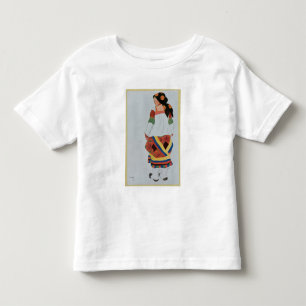 Kostümgestaltung für ein Bauernmädchen, 1922 (Farb Kleinkind T-shirt