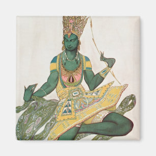 Kostümgestaltung für Nijinsky als "Blauer Gott" Magnet