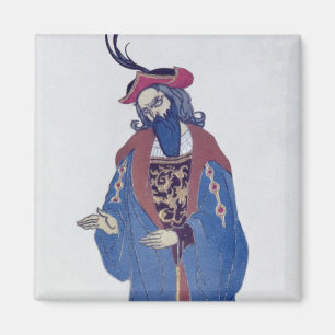 Kostümieren Sie Entwurf für Blau-Bart, von Magnet