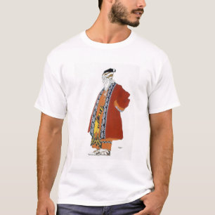 Kostümieren Sie Entwurf für einen alten Mann in T-Shirt