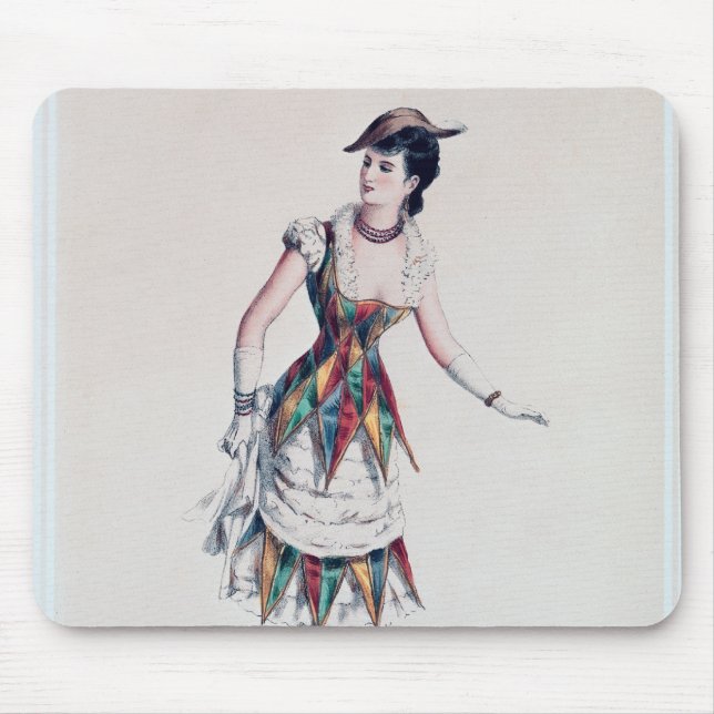 Kostümieren Sie Entwurf für einen weiblichen Mousepad (Vorne)