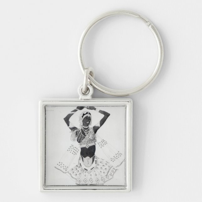 Kostümieren Sie Entwurf für "Le Dieu Bleu", 1912 Schlüsselanhänger (Vorne)