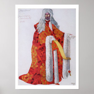 Kostümieren Sie Entwurf für Marschall Poster