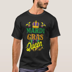 Kostümkarnival Königin Mardi Gras T-Shirt