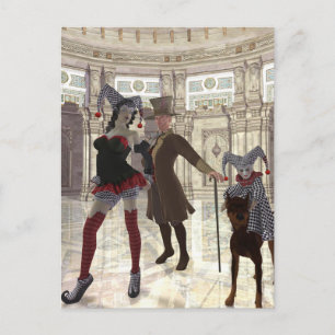 Kostümpostkartenjester Postkarte