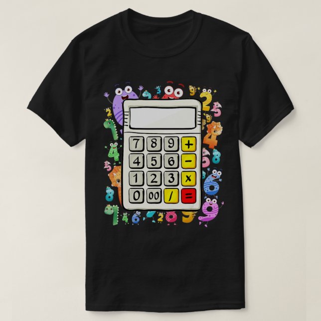 Kostümvorstellung für Kinder Math Day Dinosa T-Shirt (Design vorne)