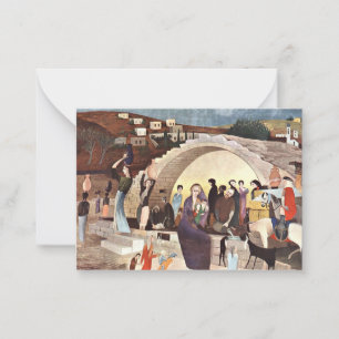 Kosztka - Marias Brunnen im Nazareth Mitteilungskarte