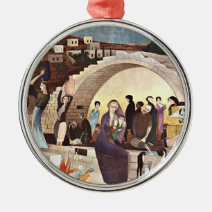 Kosztka - Marias Brunnen im Nazareth Ornament Aus Metall