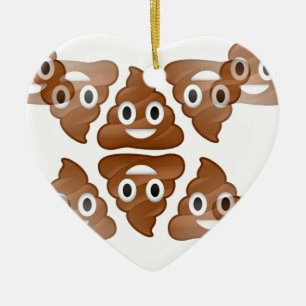 Kot Emoji Keramik Ornament