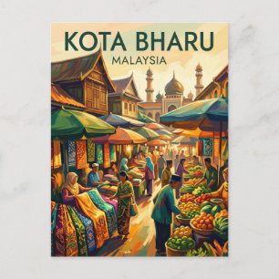 Kota Bharu Malaysia Postkarte