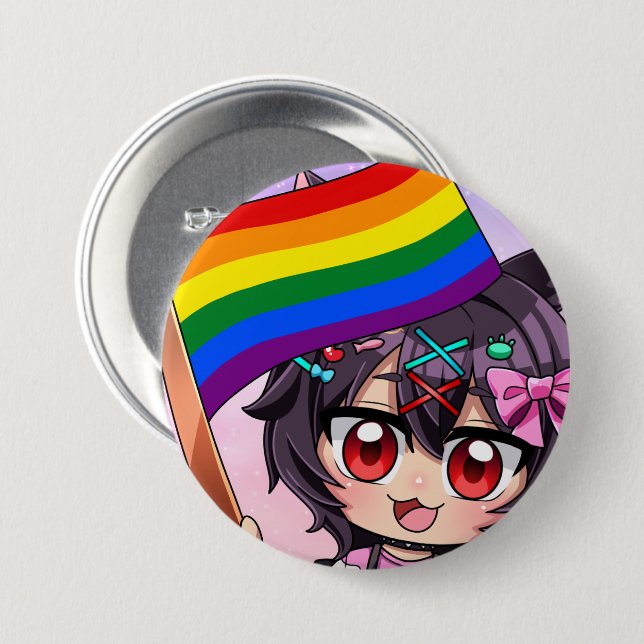 Kota Pride Button (Vorne & Hinten)
