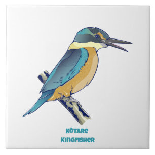 Kotare Kingfisher NZ BIRD Fliese