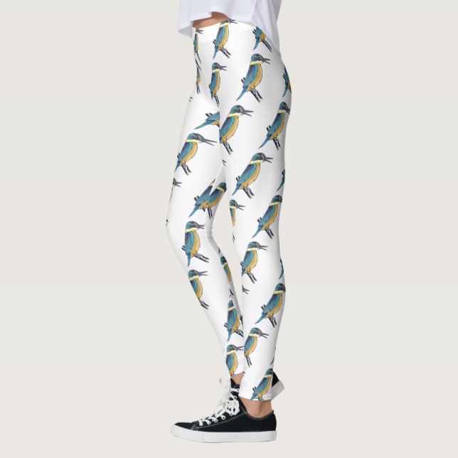 Kotare Kingfisher NZ BIRD Leggings (Links)