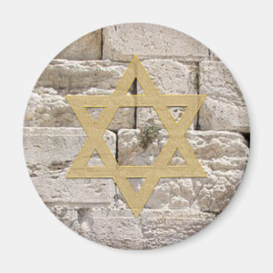 Kotel Western Wall Gold Star von David Magen Dovid Magnet