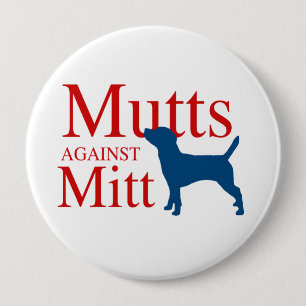 Köter gegen Mitt Button