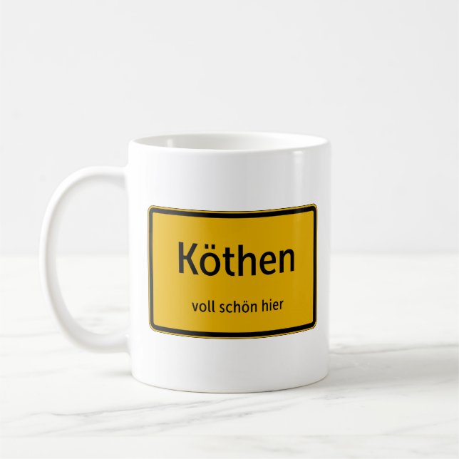 Köthen Tasse Kaffeetasse Teetasse (Links)