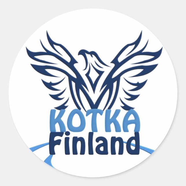 Kotka Finnland Aufkleber (Vorderseite)