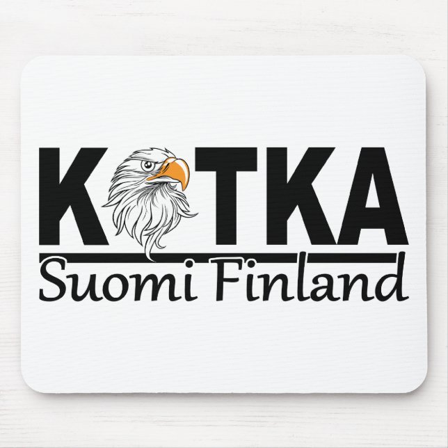 Kotka Finnland Mousepad - anpassen (Vorne)