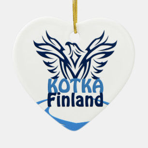Kotka Finnland Verzierung, kundenspezifisch Keramikornament