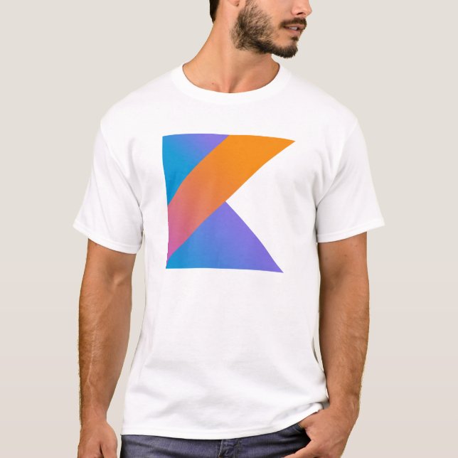 Kotlin Programmiersprache - Kotlin Logo T-Shirt (Vorderseite)