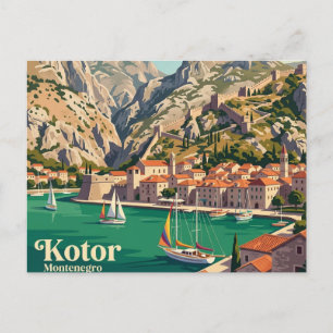 Kotor Montenegro Postkarte