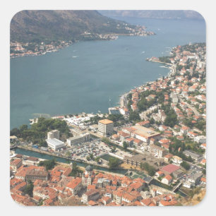 Kotor, Montenegro Quadratischer Aufkleber