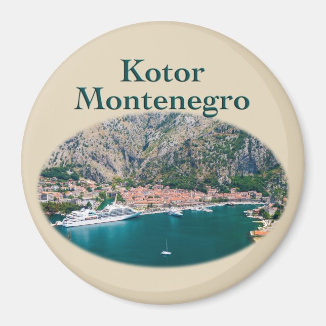 Kotor, Montenegro: Stari Grad Magnet (Vorne)