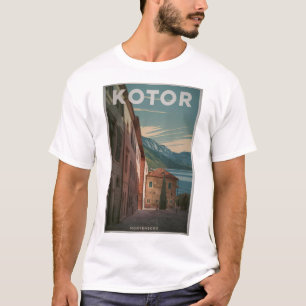 Kotor Montenegro Vintag T-Shirt