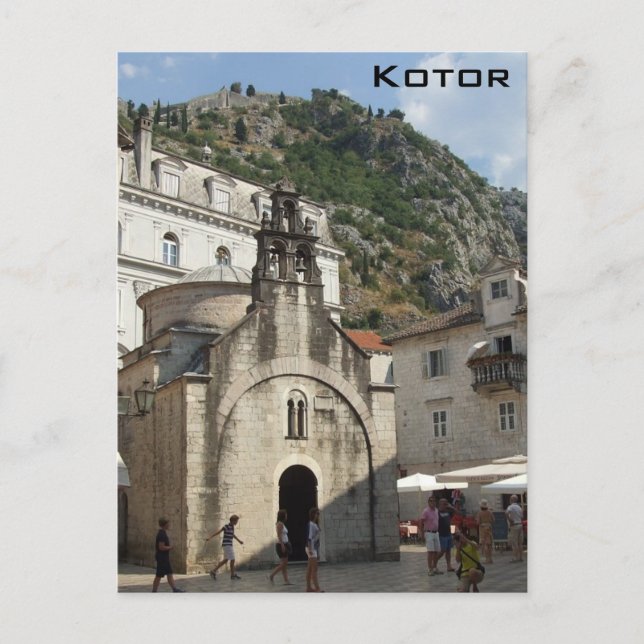 Kotor Postkarte (Vorderseite)