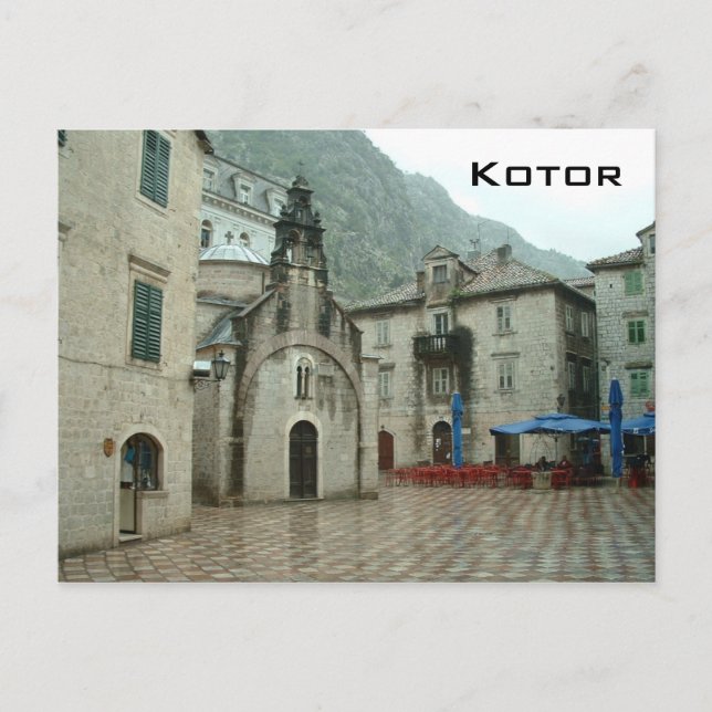 Kotor Postkarte (Vorderseite)