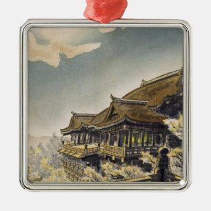 Kotozuka Eiichi die Vollmond-Ansicht bei Kiyomizu Silbernes Ornament