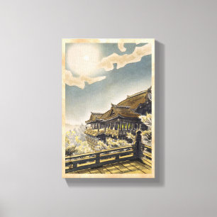 Kotozuka Eiichi Vollmondblick auf Kiyomizu Leinwanddruck