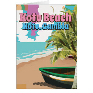 Kotu Beach Kotu, Gambia Reiseplakat