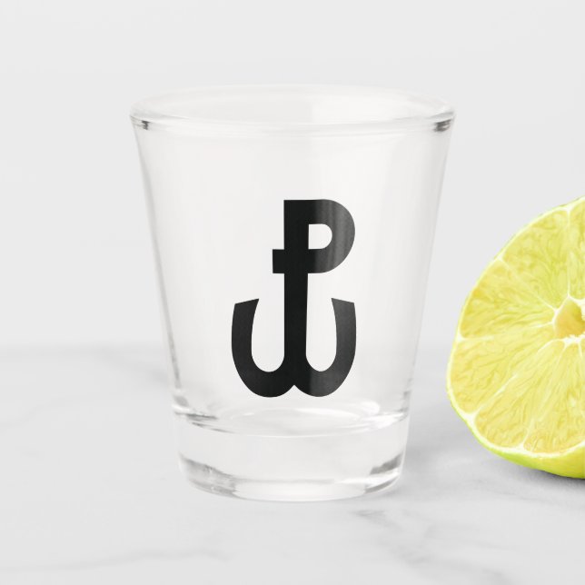 Kotwica Symbol Schnapsglas (Vorderseite)