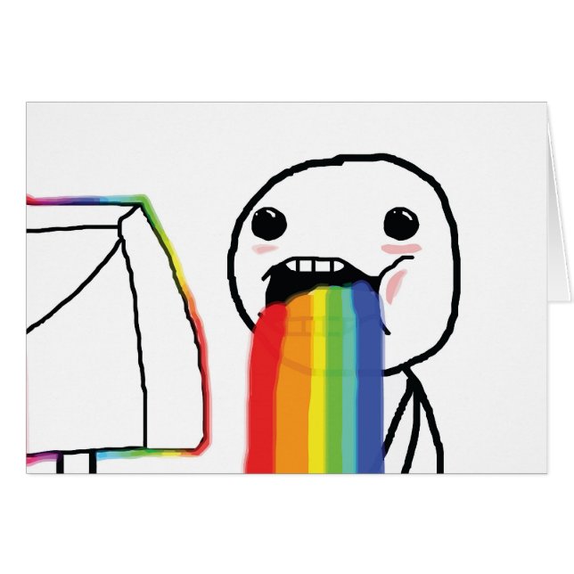 Kotzende Regenbogen (Vorderseite (Horizontal))