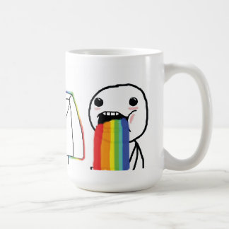Kotzende Regenbogen Tasse