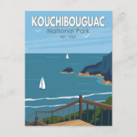 Kouchibouguac Nationalpark Kanada Vintage Kunst