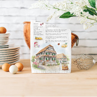 Kougelhopf d’Alsace | French Recipe Tea Towel Geschirrtuch